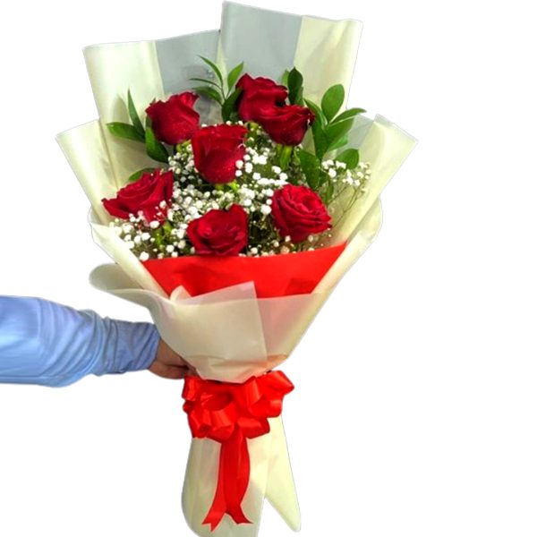 Red Roses With Photo Cake - Offer - Image 2