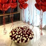 Room Decor -Balloons With Flower Basket - Image 2